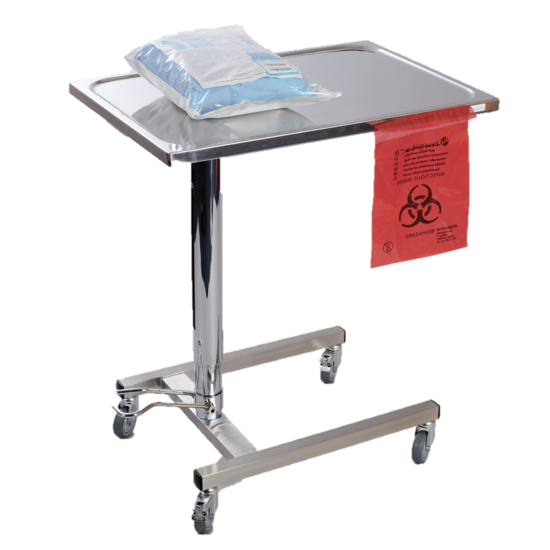 MAYO TABLE WITH HYDRAULIC ADJUSTMENT