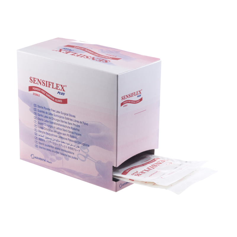 Gants stériles en latex non-poudrés Sensiflex +