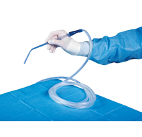 Sterile aspirationset with Yankauer cannula