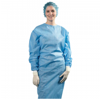 Surgical gown and 2 hand towels