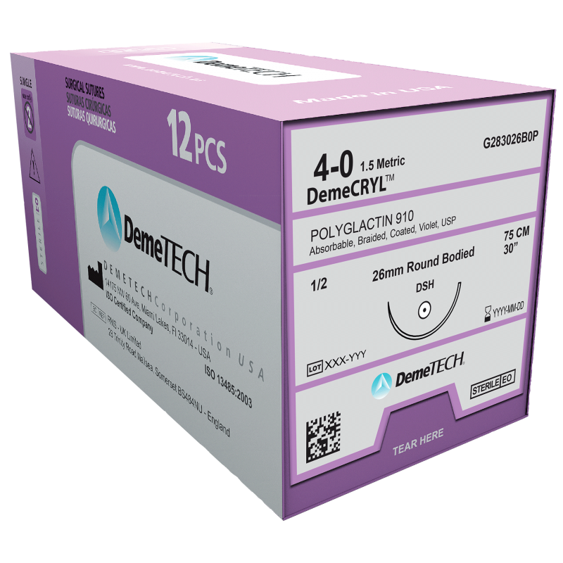 Absorbable PGLA Sutures DemeCRYL