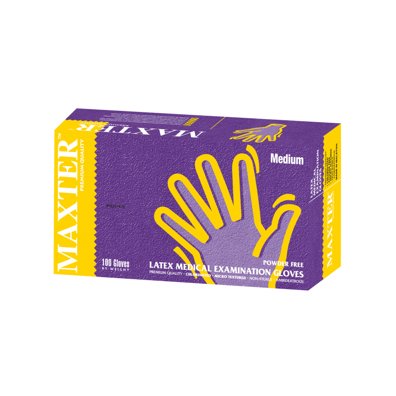 Gants latex non-poudrés MAXTER